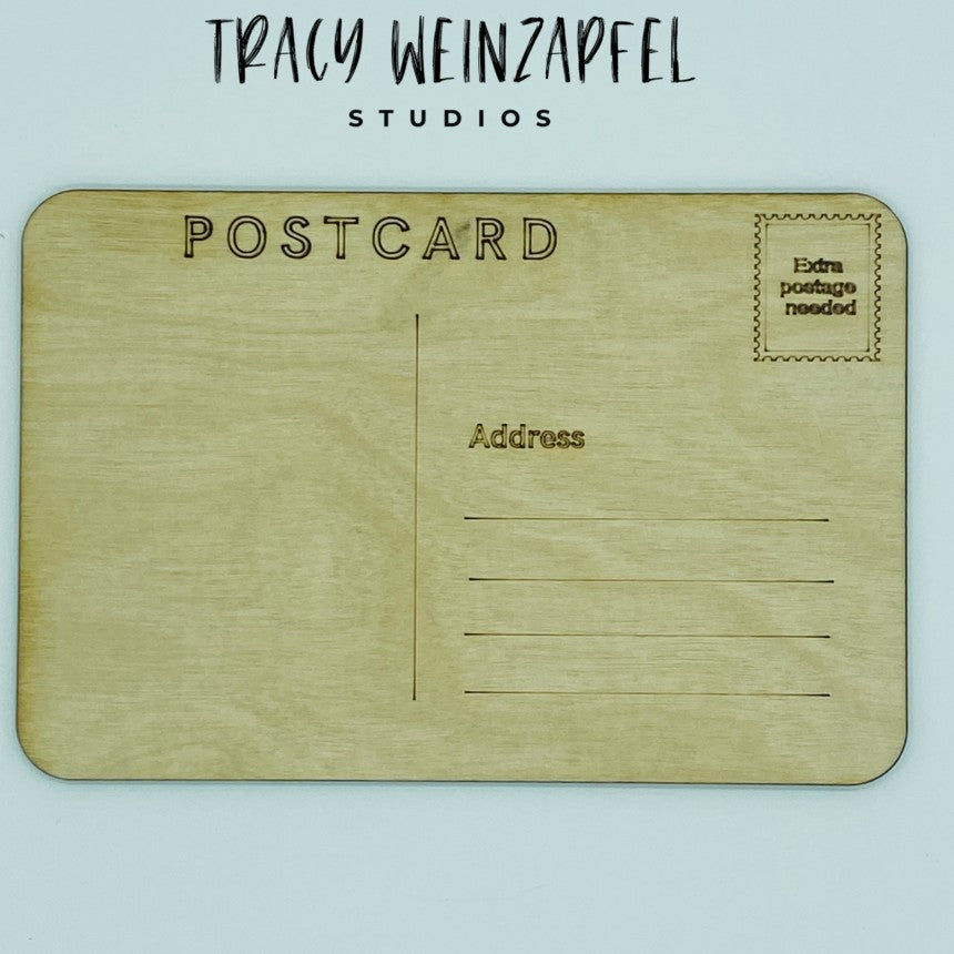 Paint Your Own Wood Postcard - BULK PACK OF 10 – Tracy Weinzapfel