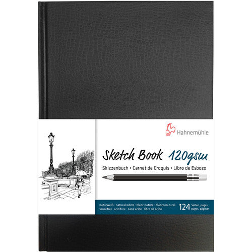 Hahnemuhle Sketch Booklet (Black Cover, A5, 20 Sheets)