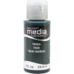 CLEARANCE (Color Discontinued) - DecoArt Media Fluid Acrylics - Viridian