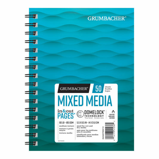 Grumbacher Softcover Mixed Media Art Journal 5.5 x 8.5